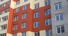 Теплоизоляция фасада многоэтажного дома в Калининграде Астратеком