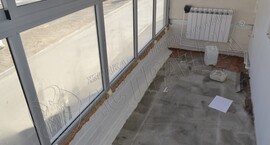 Теплоизоляция стен балкона