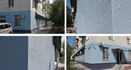 Капитальный ремонт жилых зданий с краской и грунтовкой GROSS